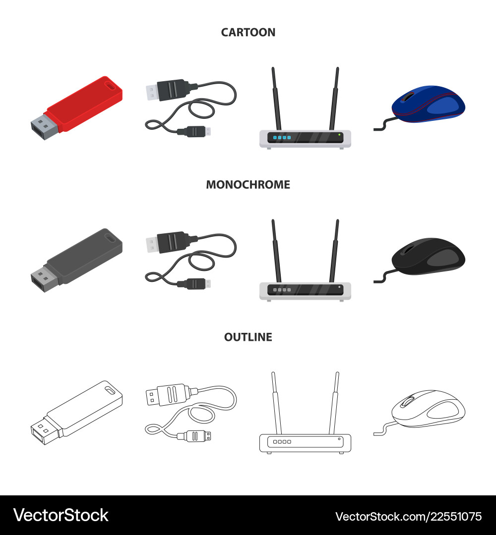 Isolated object of laptop and device sign set Isolated object of laptop and device sign set vector image