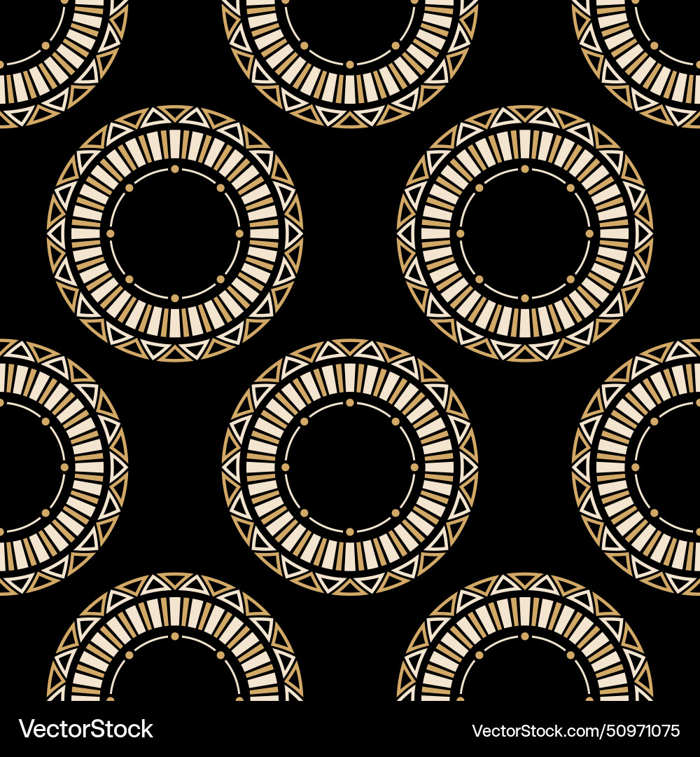 Seamless pattern with round color geometric Seamless pattern with round color geometric vector image