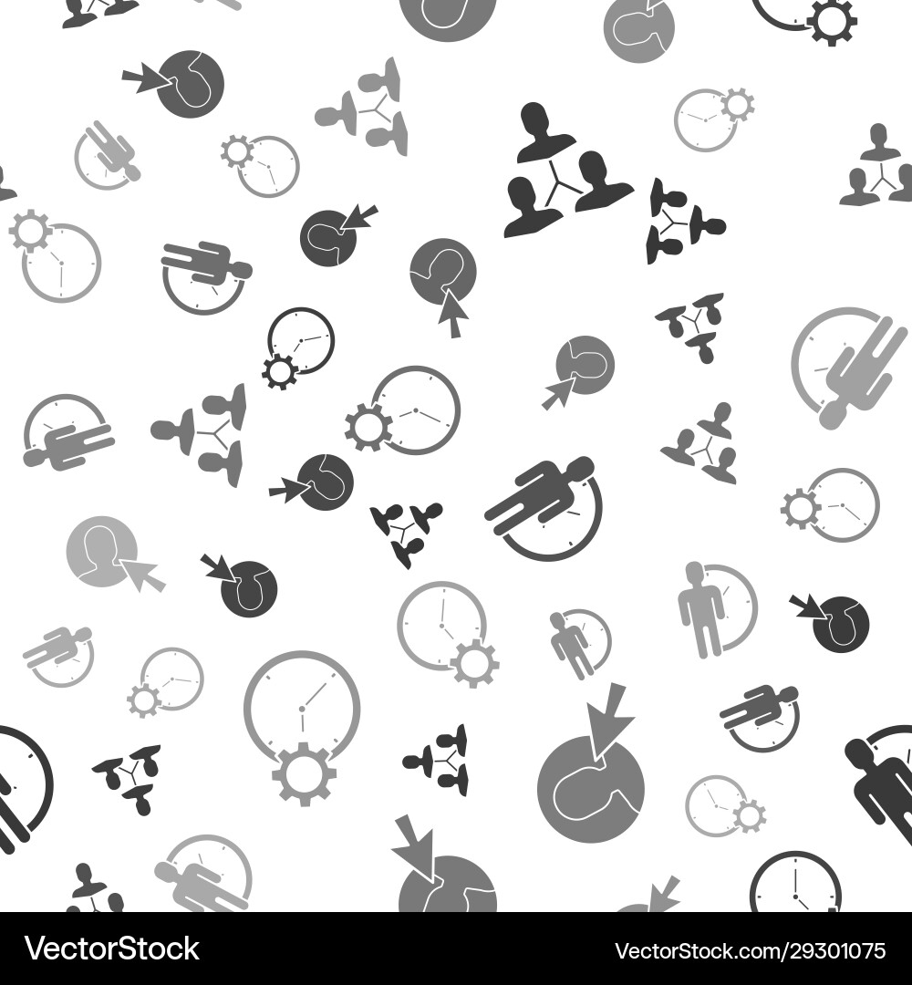 Set project team base user man in business vector image
