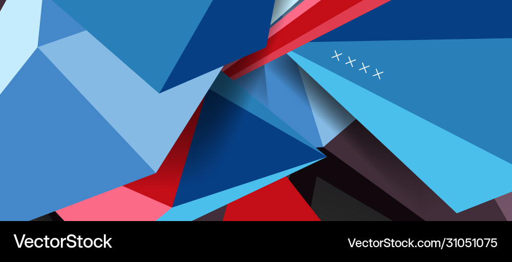Trendy simple triangle abstract background Vector Image