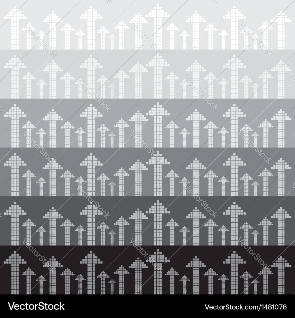 Abstract arrows background seamless pattern Vector Image