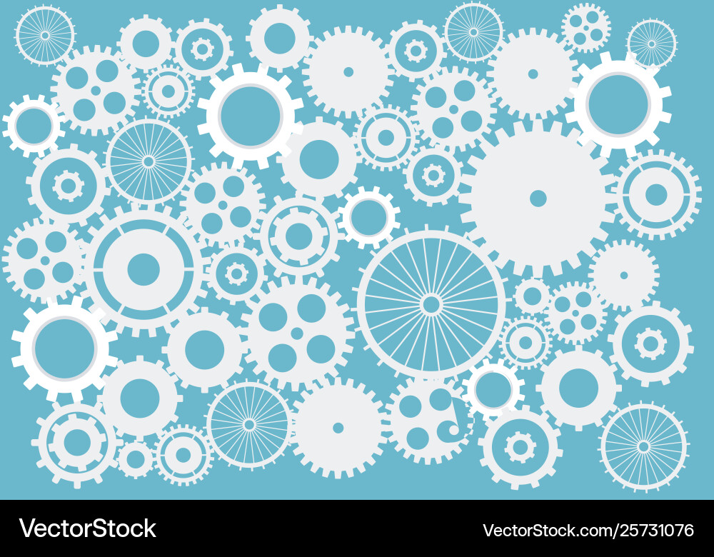 Abstract Cogs and Gears Background vector image