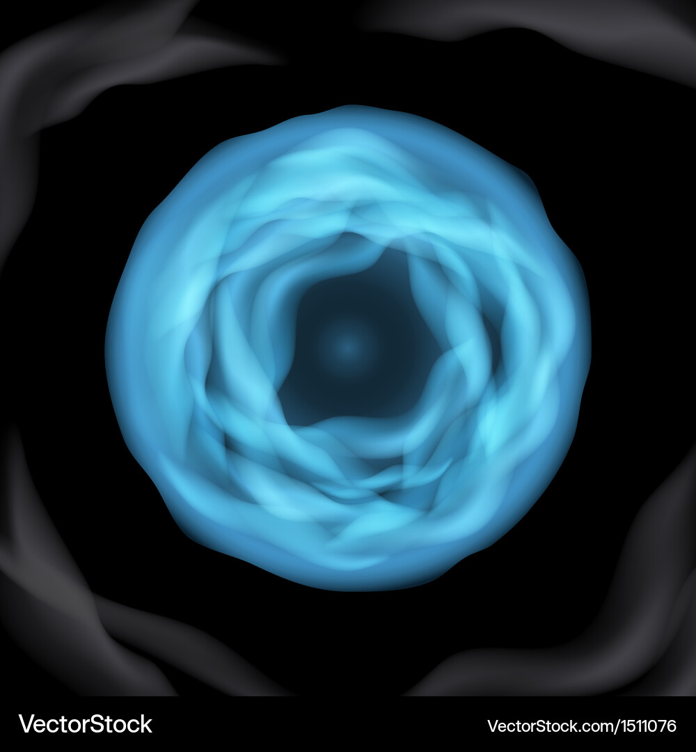 Blue Sphere - Wissenschaftliche Moleküle Vektorbild