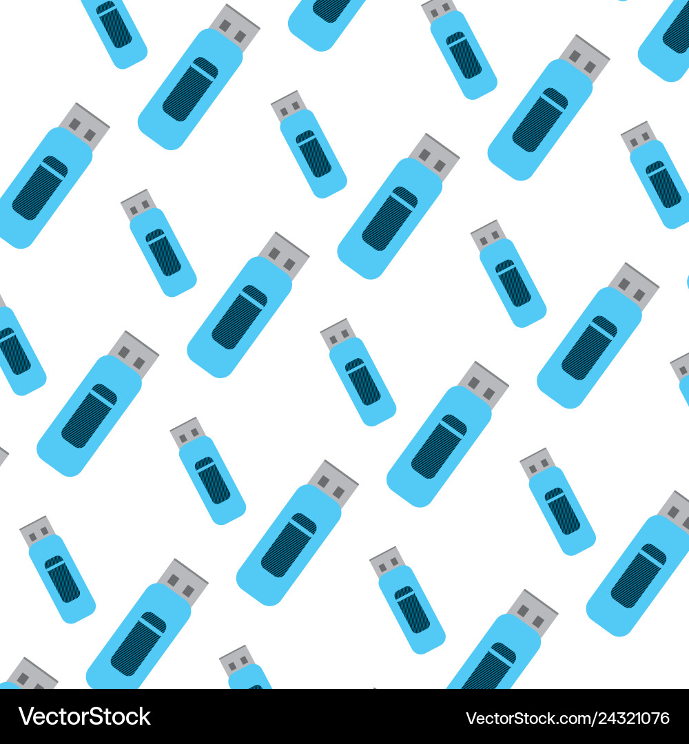 Data usb memory technology background Vector Image
