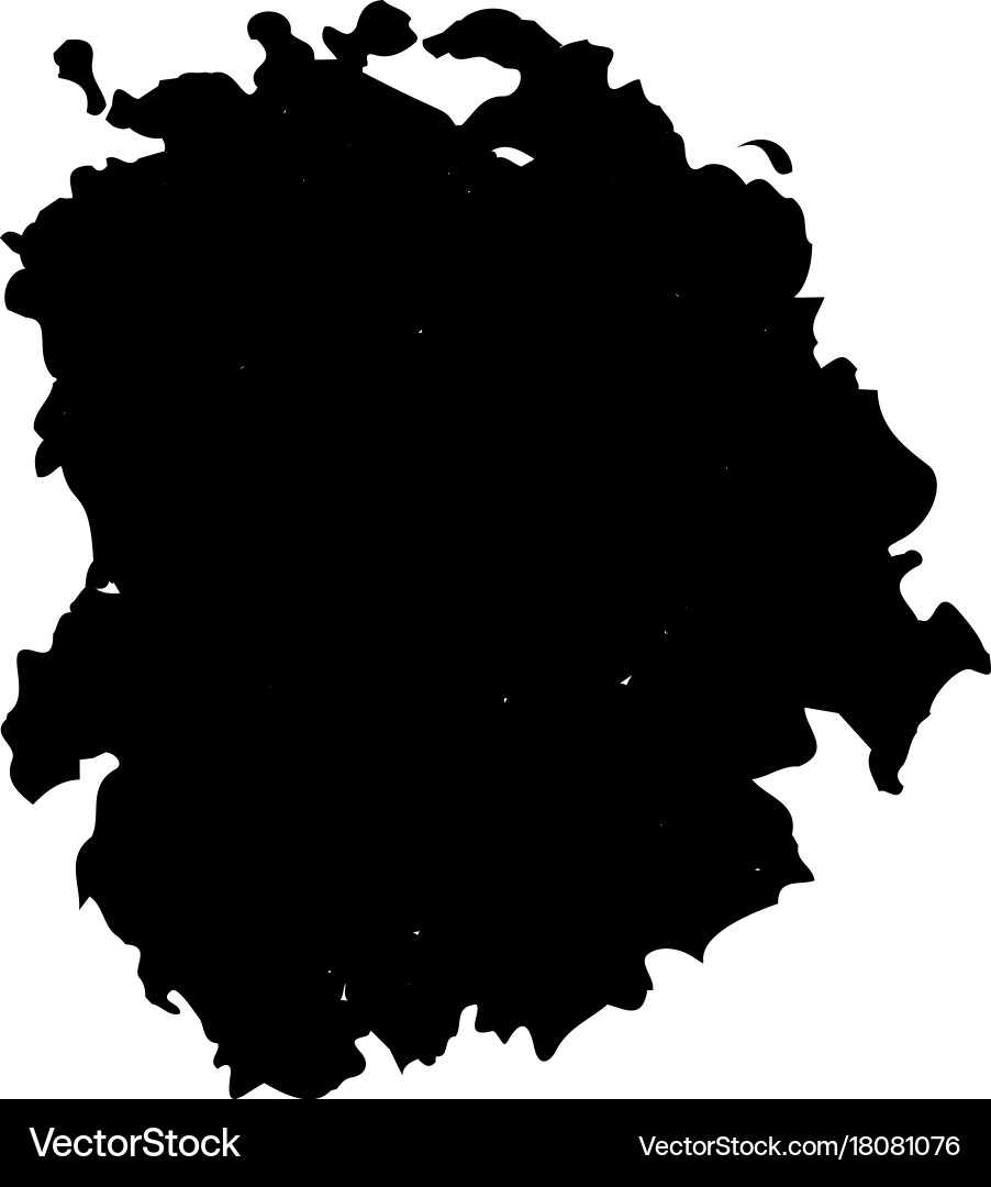 Ink blob or drop vector image