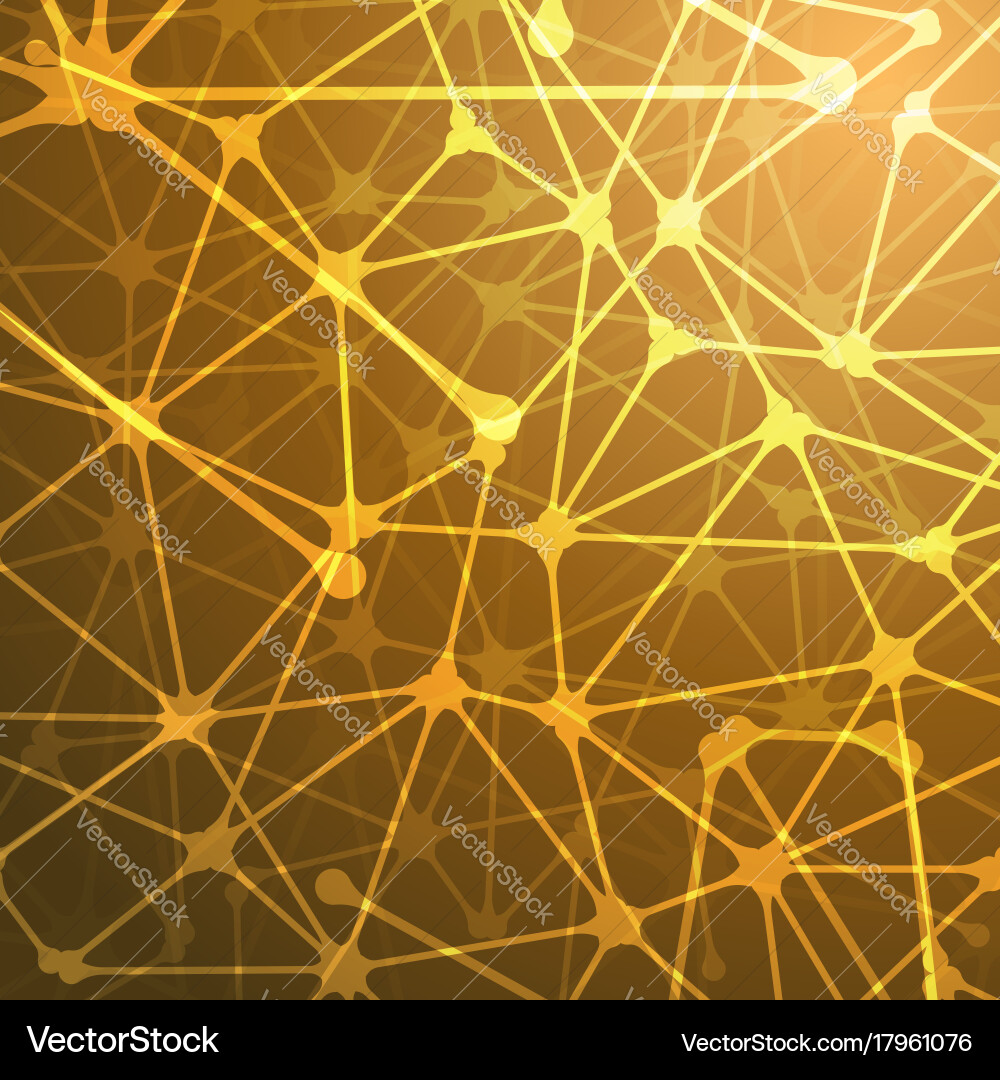 Neural network concept background template Vector Image