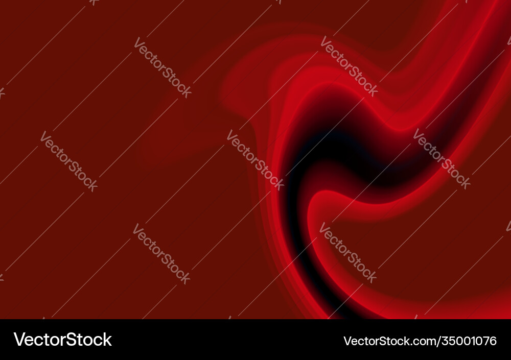 Red color curled abstract light background Red color curled abstract light background vector image