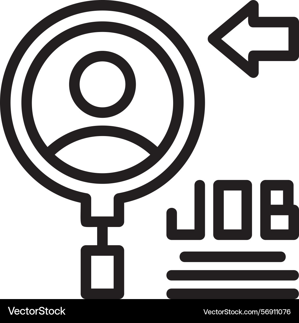 Reference linear style icon design vector image