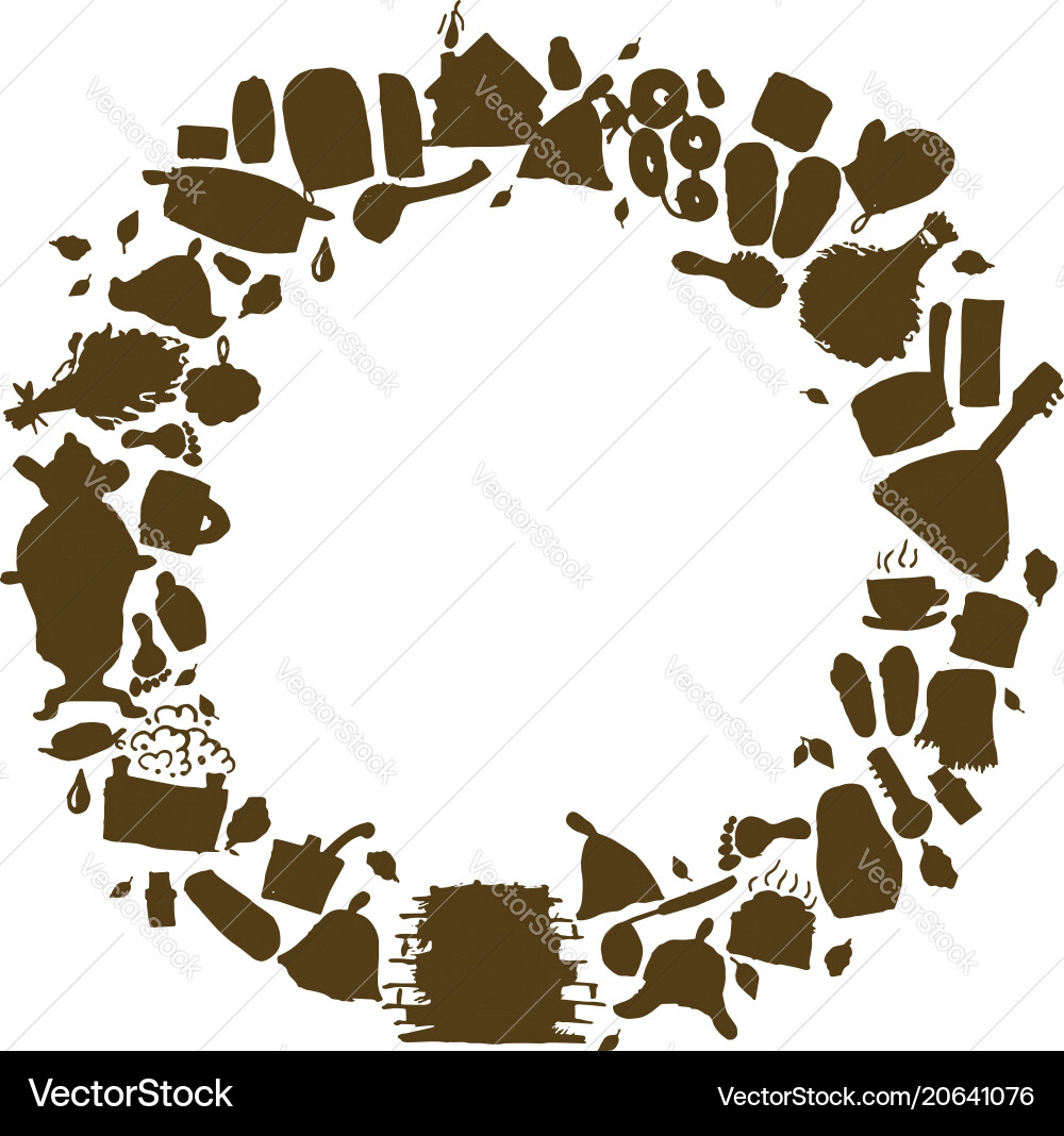 Russian sauna background for your design Russian sauna background for your design vector image