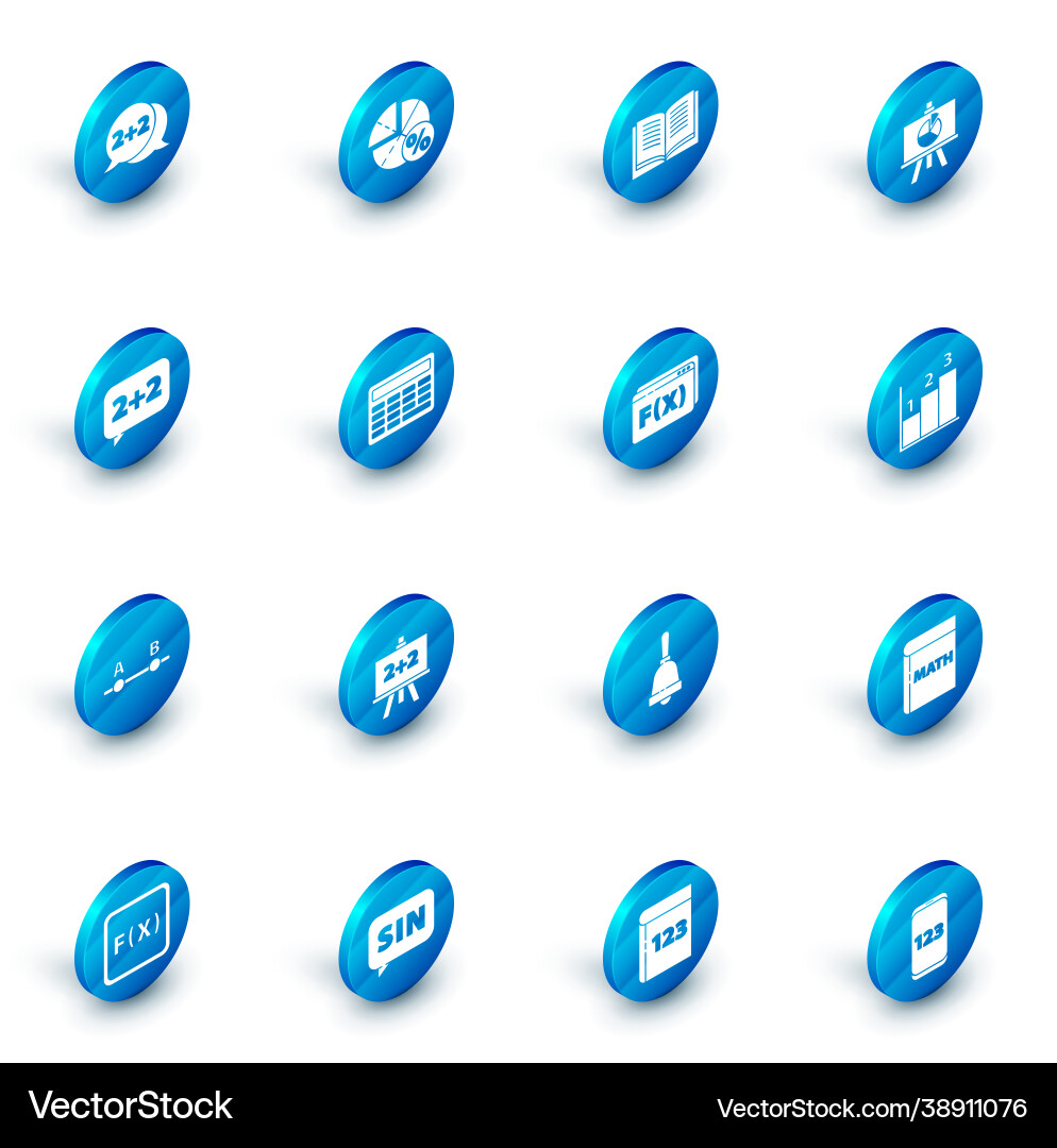 Set graph schedule chart diagram open book vector image