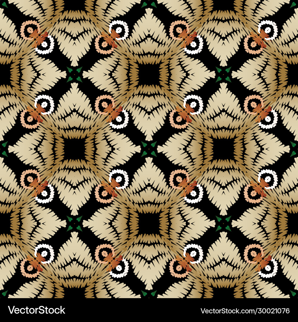 Tapestry colorful abstract seamless pattern Vector Image
