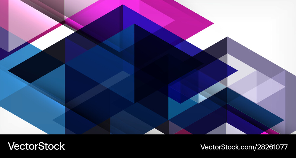 Abstract concept triangle graphic element Vector Image