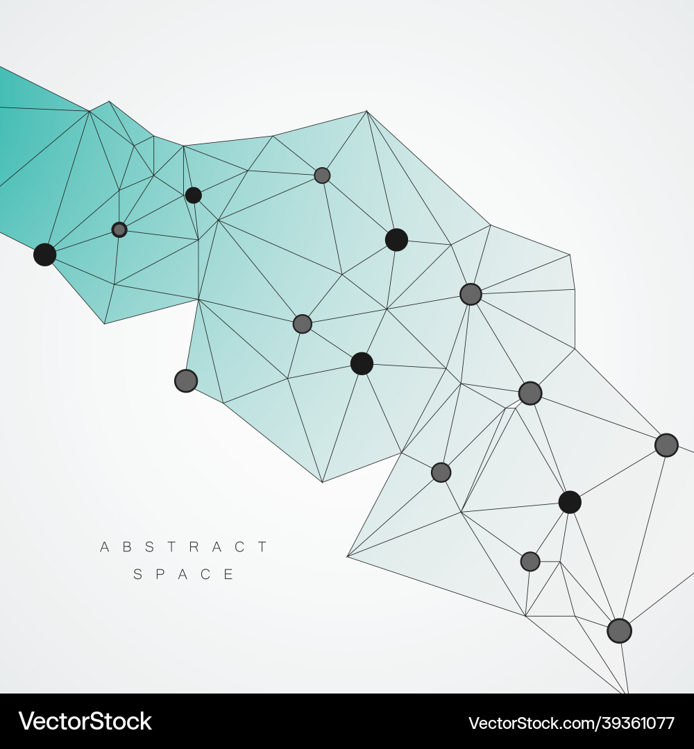 Abstract connection structure with dots and lines Abstract connection structure with dots and lines vector image