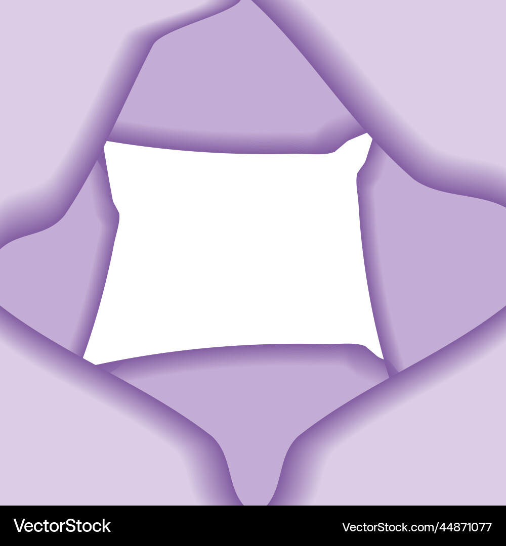 Abstract frame 3d background texture from shapes Vector Image