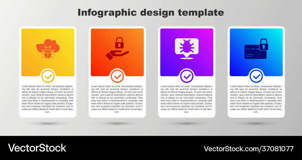 Set system bug on a cloud lock in hand Set system bug on a cloud lock in hand vector image