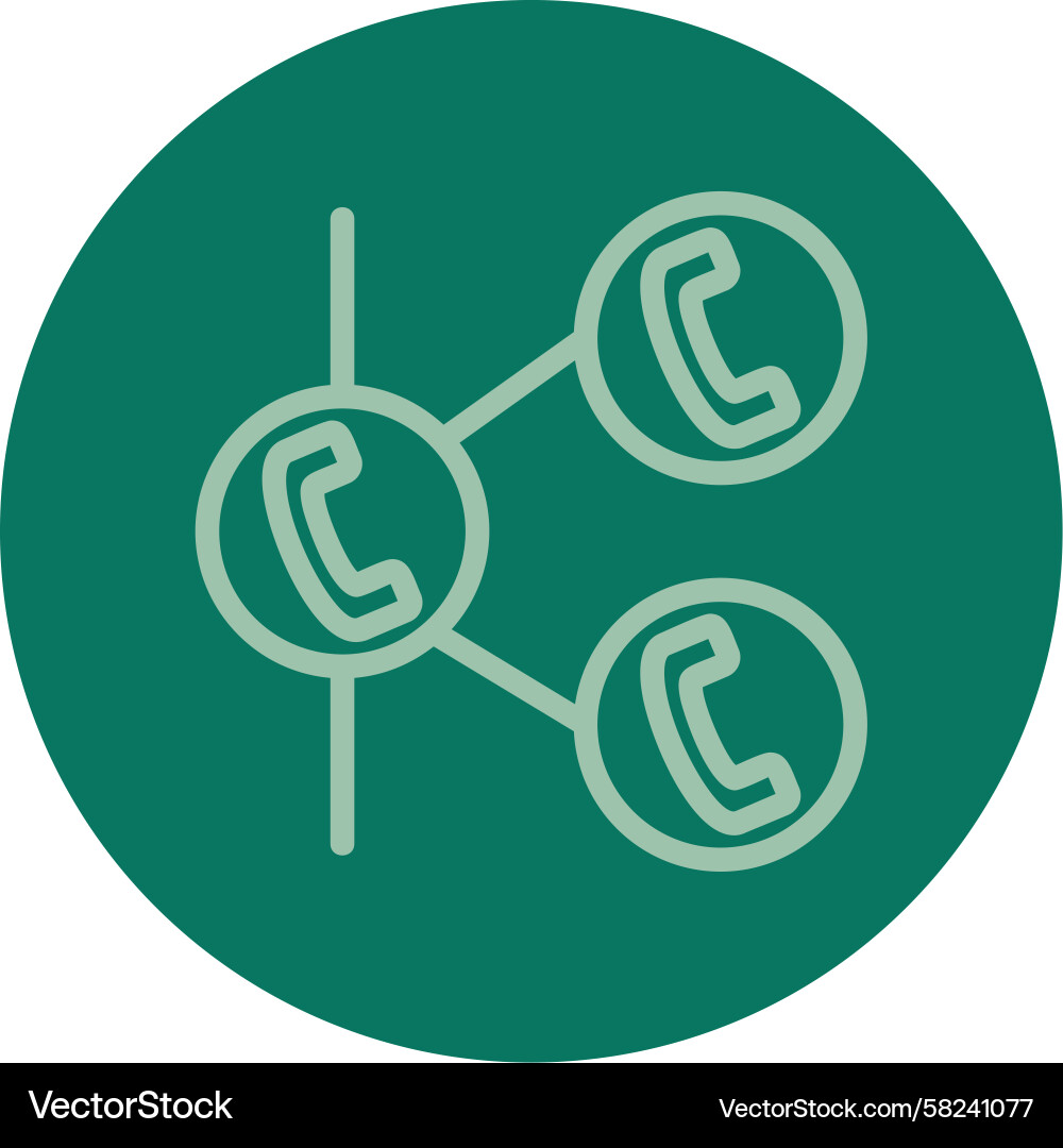 Skill-Based Routing Icon Vector Image