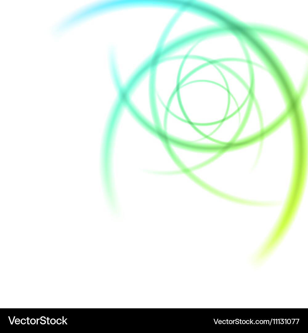 Smooth light waves lines abstract Vector Image