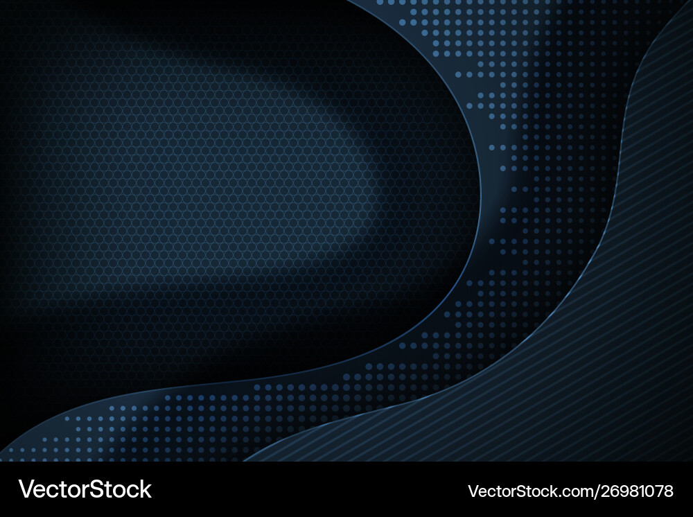 Abstract background with overlapping vector image