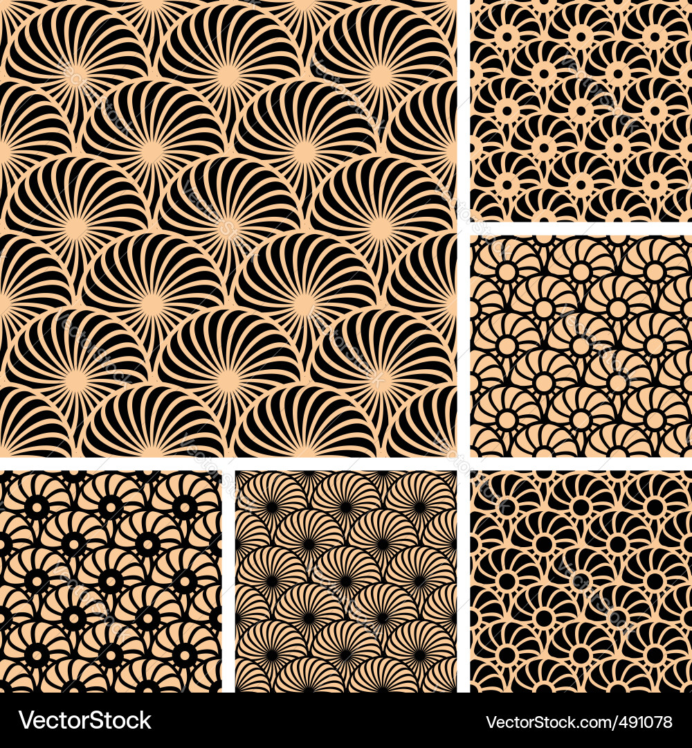 Floral Repeat Pattern vector image