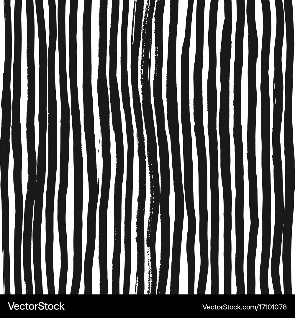 Ink abstract stripe seamless pattern background Vector Image