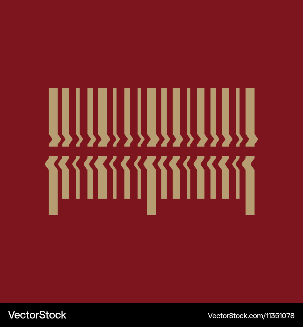 Scan the bar code icon barcode scanning symbol Vector Image
