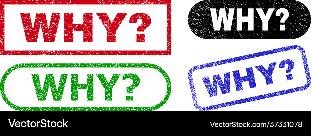 Why question rectangle seals using unclean Vector Image