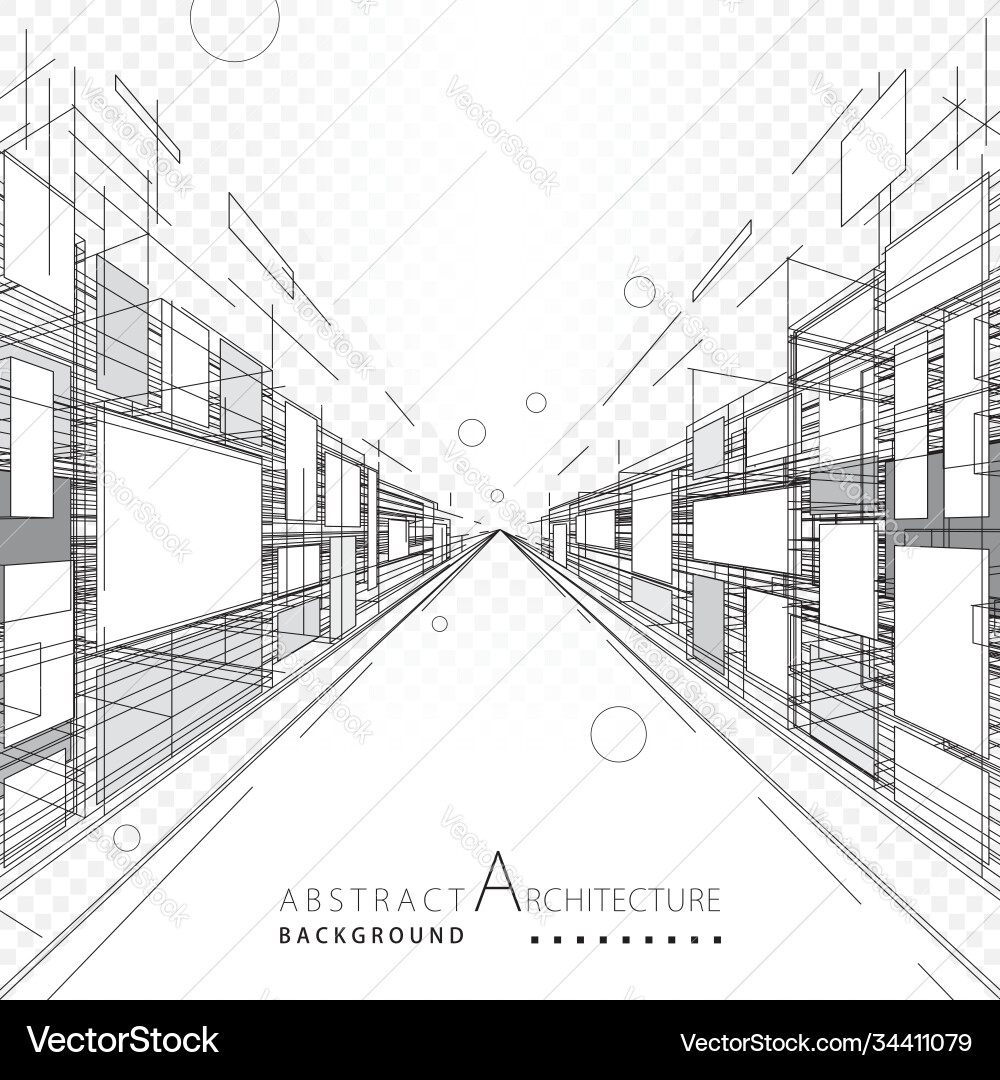 Abstract architecture design Abstract architecture design vector image