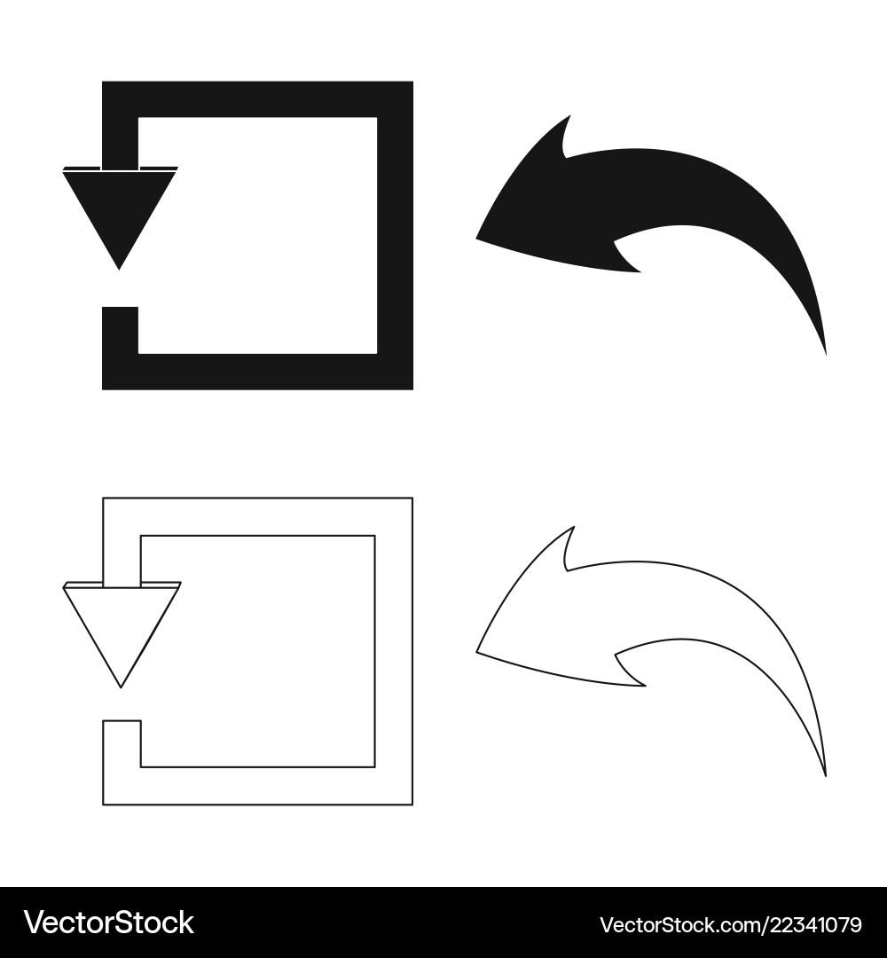 Isolierte Objekt von Element und Pfeil-Icon-Set Isolierte Objekt von Element und Pfeil-Icon-Set vektorbild