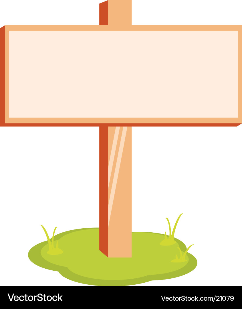 Nature Index Board vector image