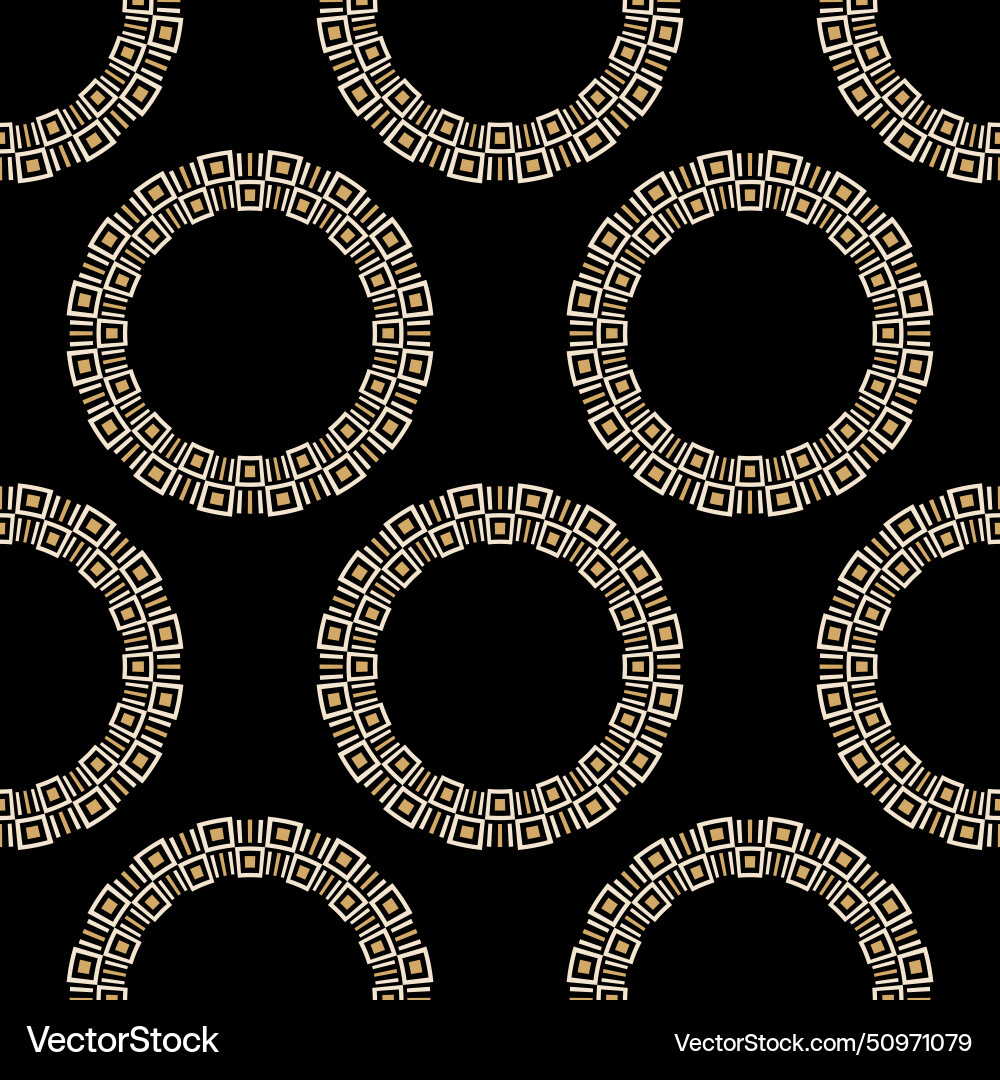 Seamless pattern with round color geometric shapes Seamless pattern with round color geometric shapes vector image