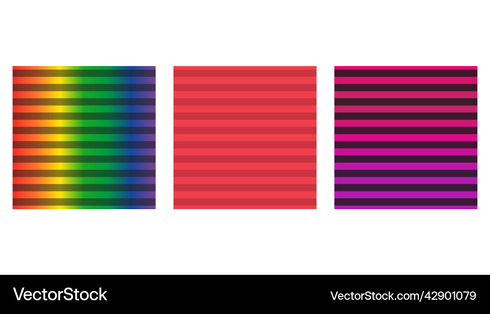 Set of hozizontal stripe background geometric Set of hozizontal stripe background geometric vector image