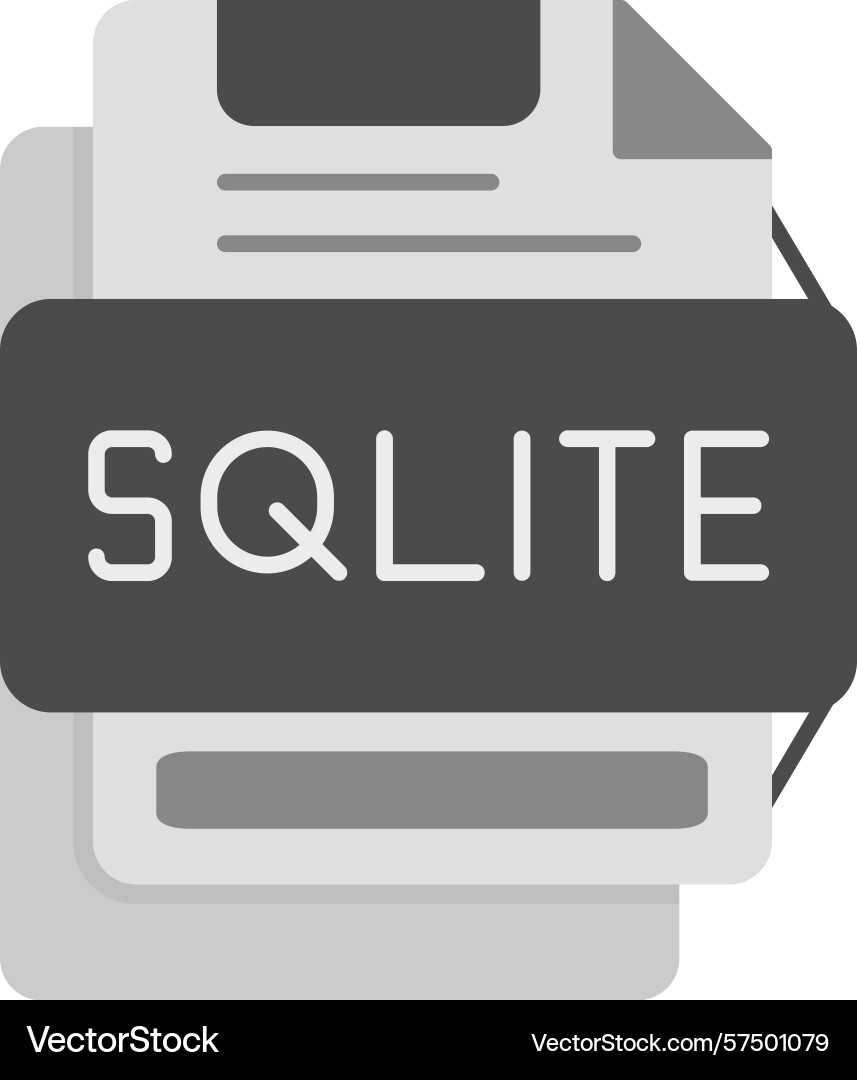 Sqlite icon Vector Image