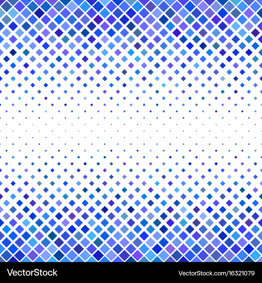 Square pattern background - from squares in blue vector image