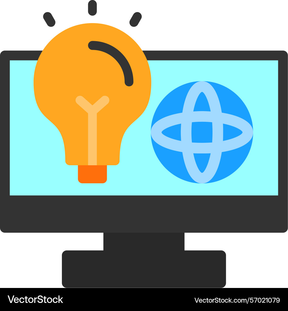 Swift wiz flat style icon design vector image