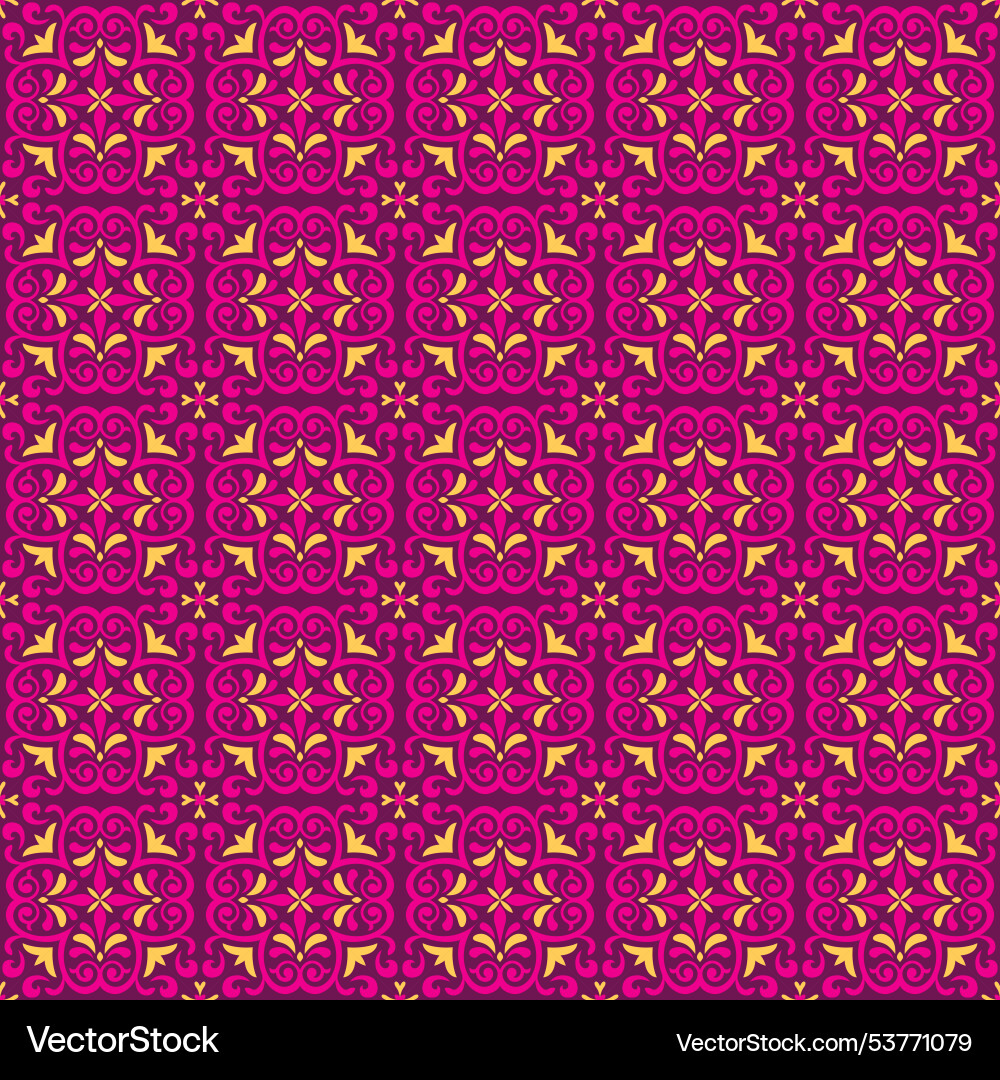 Talavera pattern vintage modern design tile Talavera pattern vintage modern design tile Vector Image