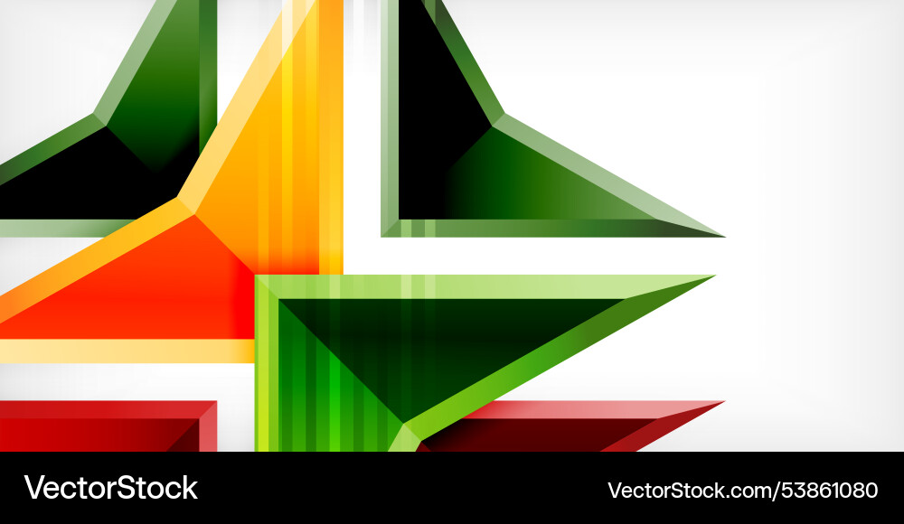 Abstract background color triangles and arrows Abstract background color triangles and arrows Vector Image