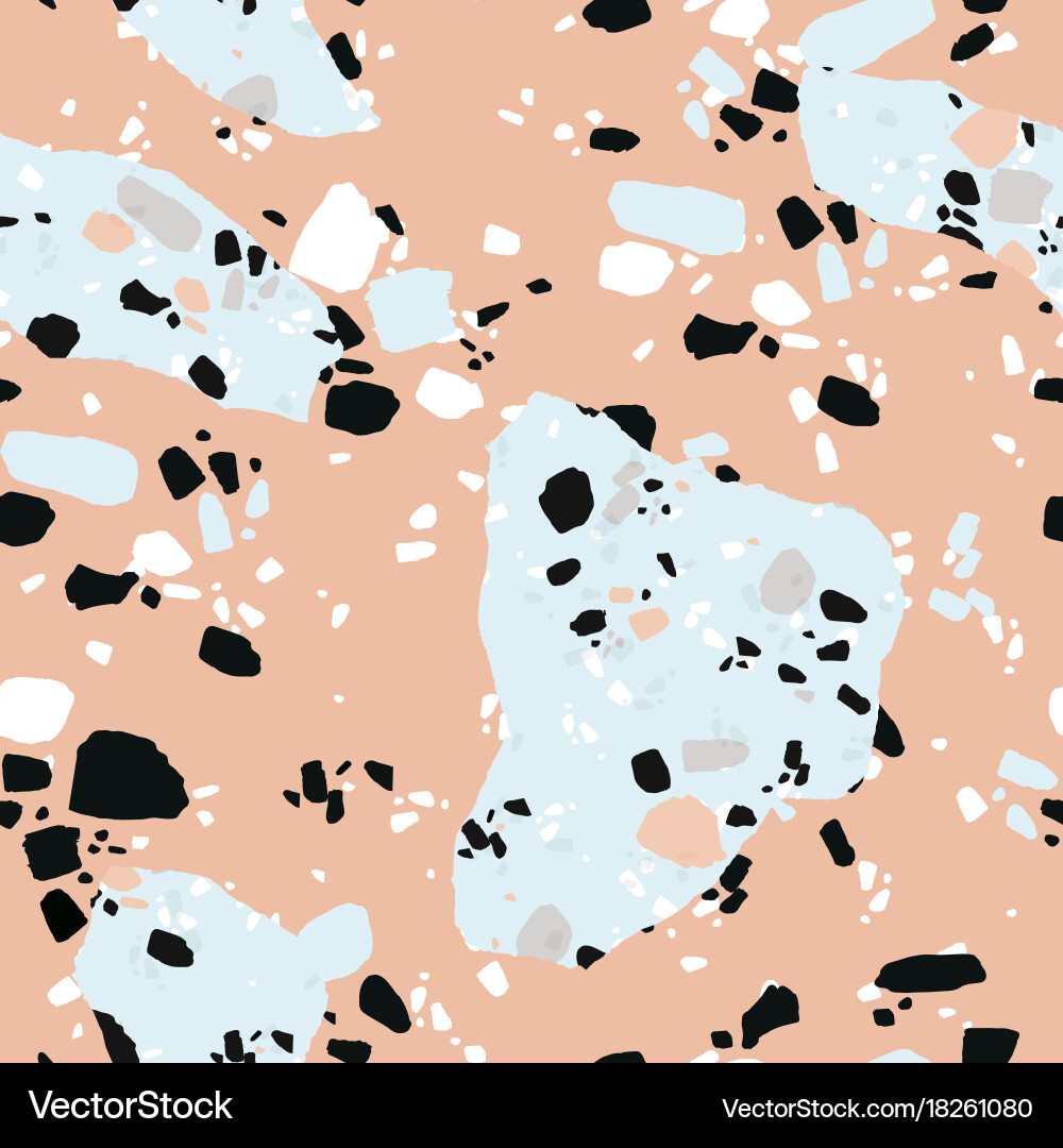 Abstract seamless pattern with stone texture vector image
