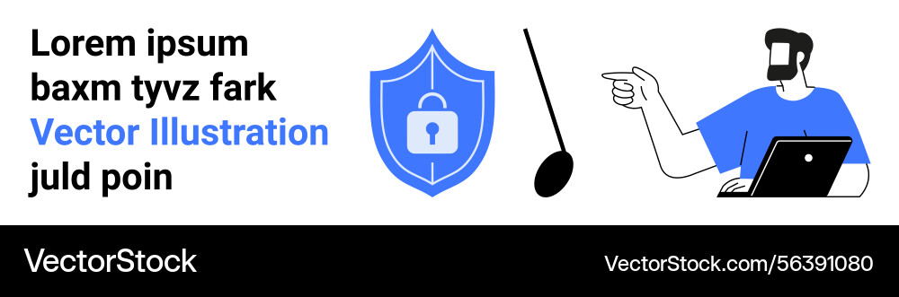 Cybersecurity professional analyzing data Cybersecurity professional analyzing data vector image