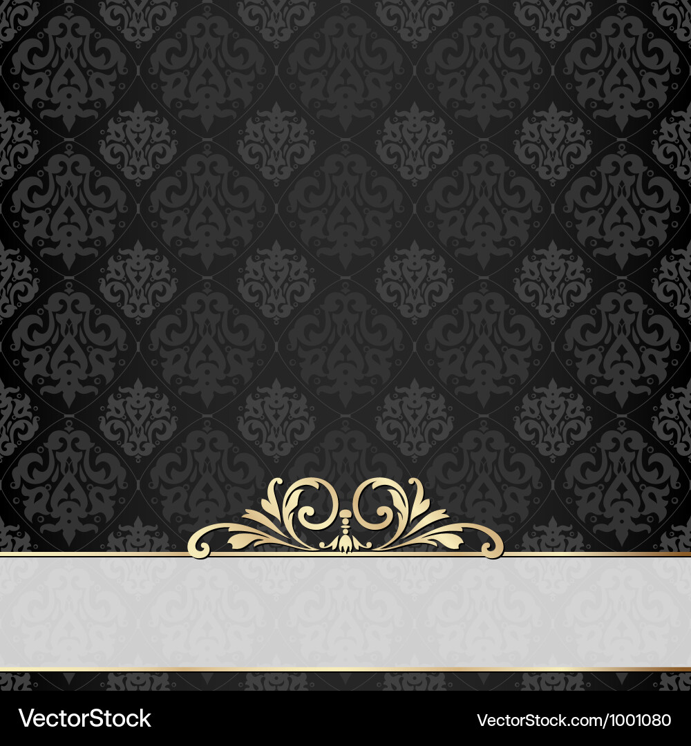 Dark background with pattern vector image
