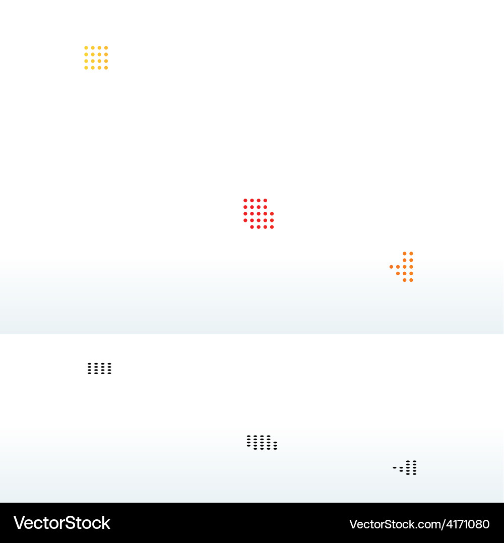 Map of tokelau with dot pattern vector image