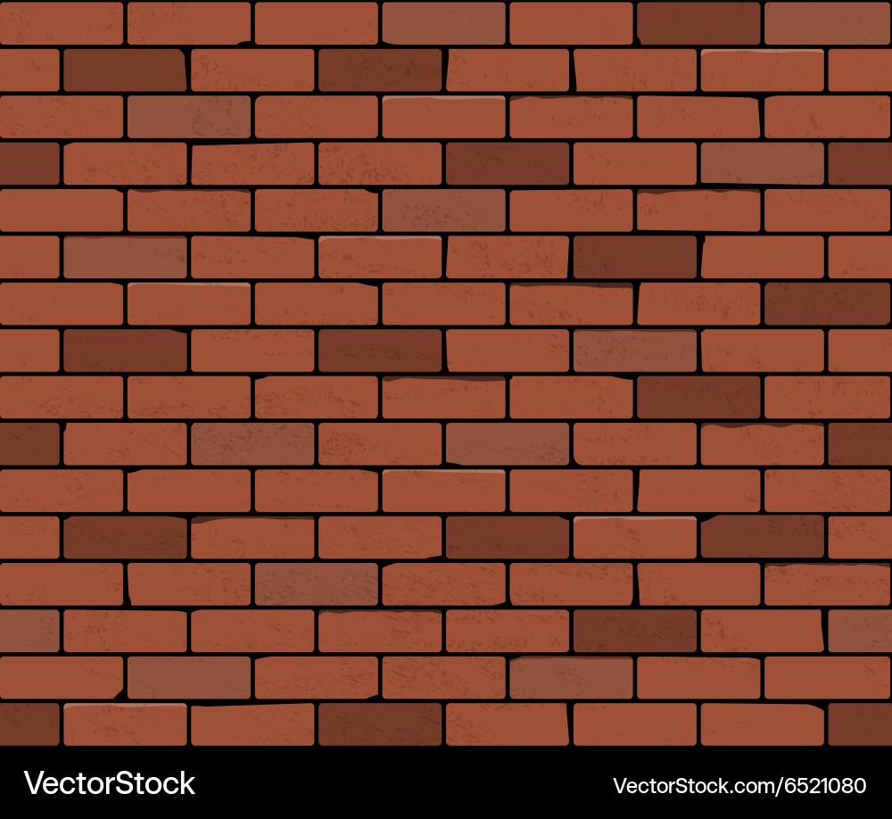 Seamless brick wall background Royalty Free Vector Image