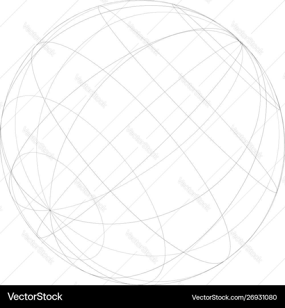 Sphere 3d circle shape abstract ball globe orb Sphere 3d circle shape abstract ball globe orb vector image