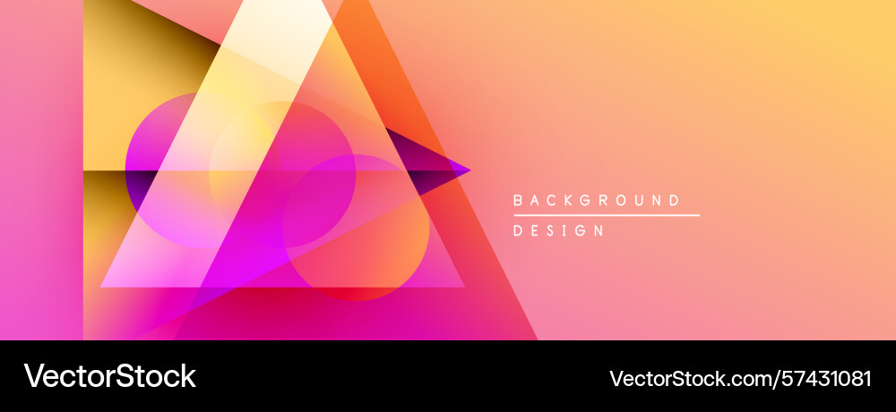 Abstract geometric shapes overlap creating Abstract geometric shapes overlap creating vector image