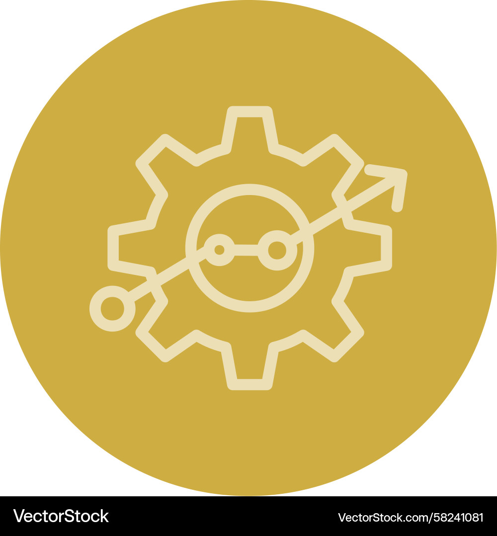 Call Metrics Line Icon - Multi Color Vector Image