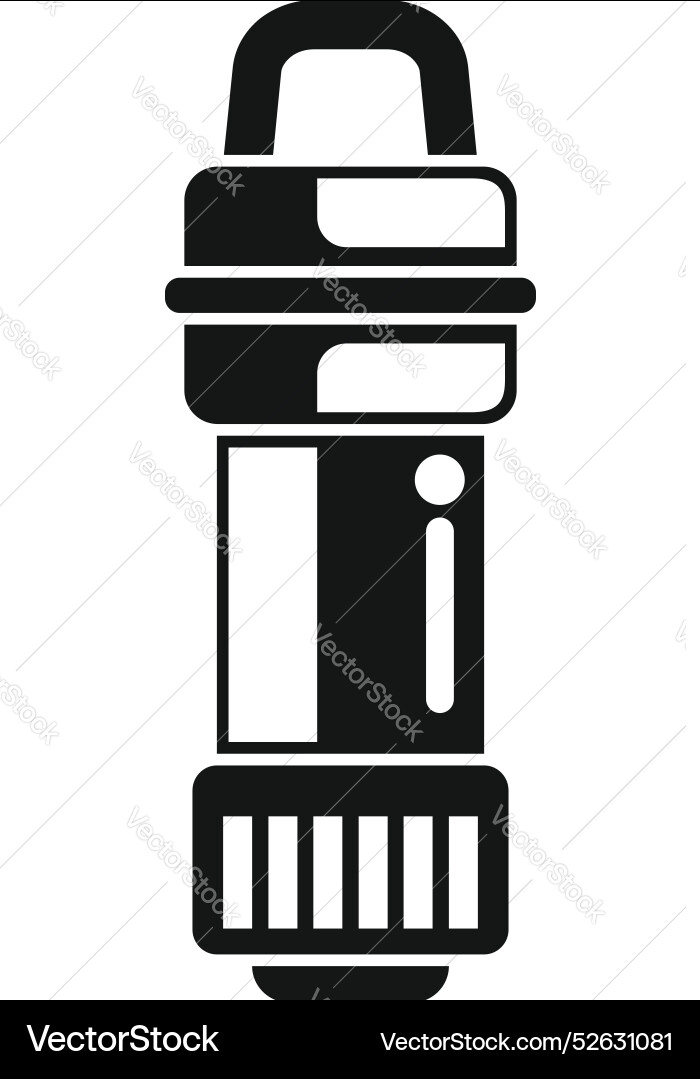 Electronic cigarette device with clearomizer Electronic cigarette device with clearomizer vector image