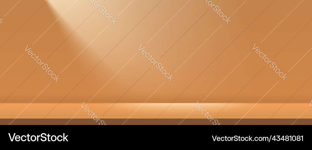 Empty studio for product display template Vector Image