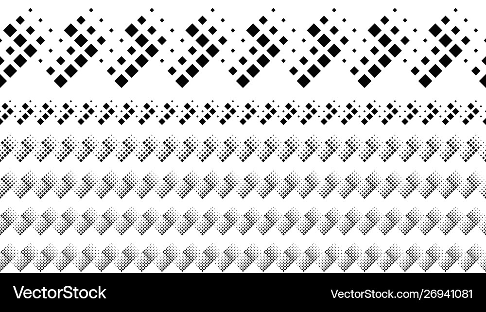 Repeating abstract diagonal square pattern vector image