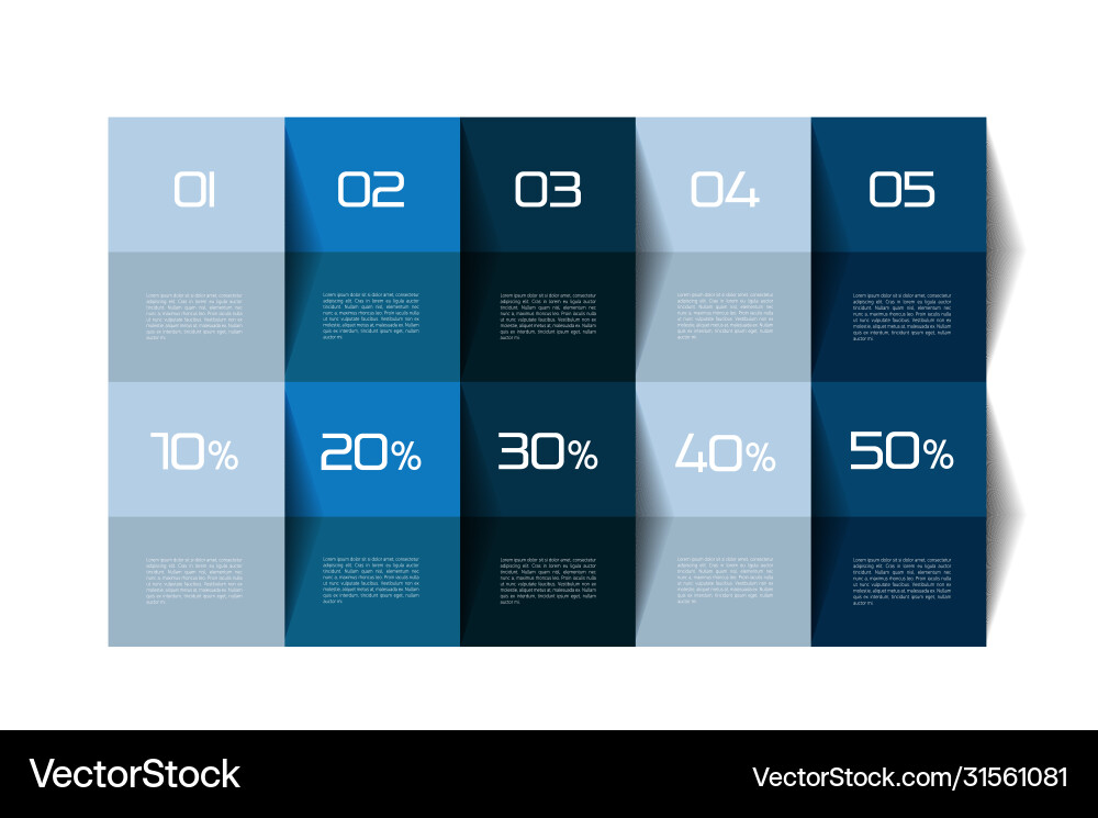Tabletable schedule step template Tabletable schedule step template vector image