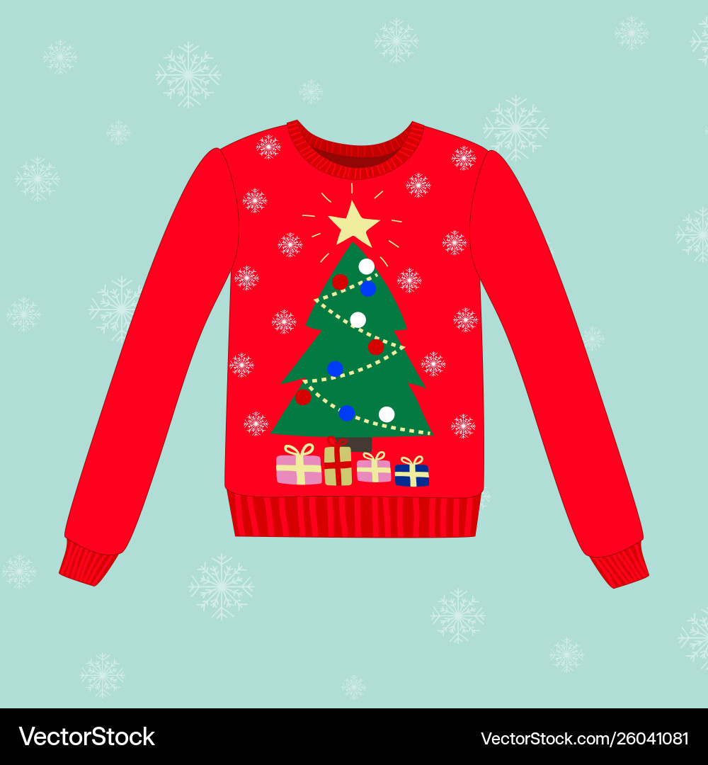 Weihnachten Pullover auf blauem Hintergrund Weihnachten Pullover auf blauem Hintergrund vektorbild