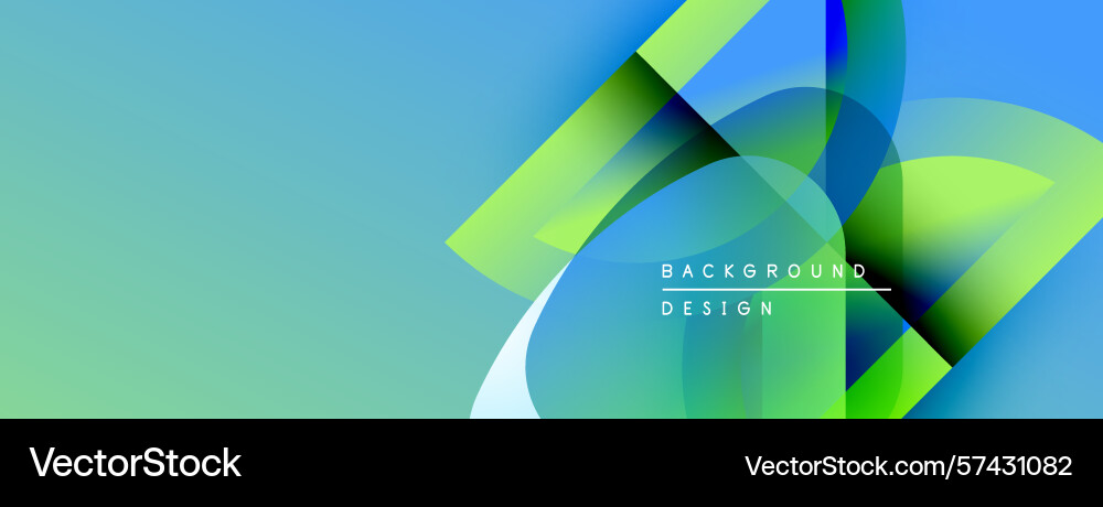 Abstract fluid shapes overlap creating vibrant Abstract fluid shapes overlap creating vibrant Vector Image
